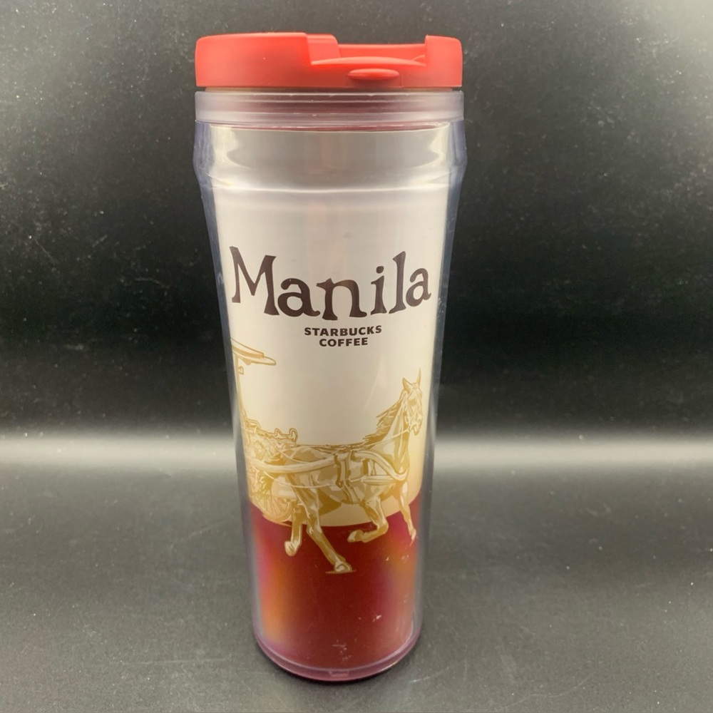Vintage Starbucks 2004 Manilla Philippines Travel Mug Cup Tumbler Coffee Tea